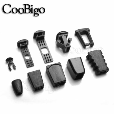 Cord Locks Ends Zipper Pull Cord Rope Paracord Backpack Strap Parts ...