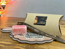 Pure Resin Moroccan Natural Hand Made Perfume Bar 30-40g Musk Amber Jasmine Rose