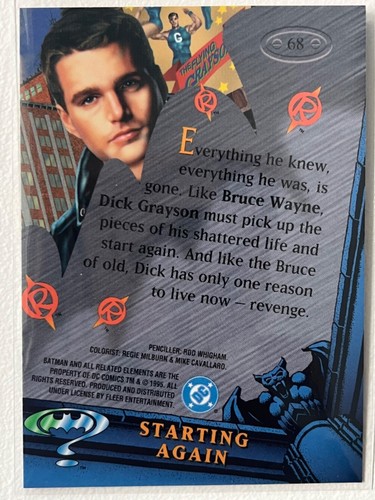 1995 Fleer Metal Batman Forever /Gold Blaster /Silver Flasher Pick From List !! - Zdjęcie 127 z 219