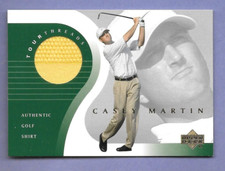 2001 Upper Deck Golf Casey Martin Tour Threads Jersey Relic