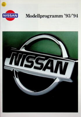288864) Nissan Maxima 100 NX 200 SX Micra Prospekt 09/1993