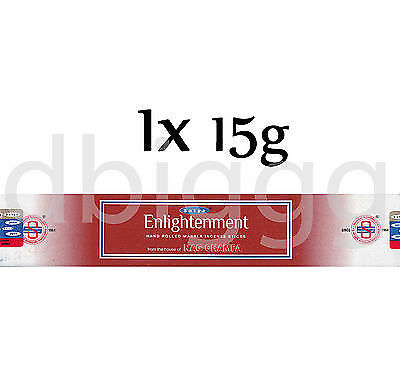 ENLIGHTENMENT von Satya 1x 15g RäucherSTÄBCHEN Agarbathi 