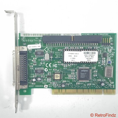 Adaptec AHA-2930CU Apple2 Mac PCI SCSI Controller Card for PowerMac