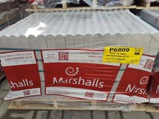MARSHALLS CONCRETE ROUND TOP EDGING 600X150X50 WHITE