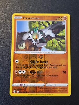 Pokemon Karte Darkness Ablaze REVERSE HOLO FOIL Passimian 097/189 TCG