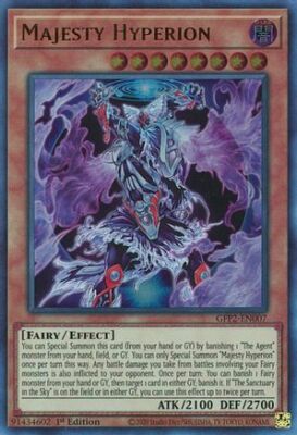 MAJESTY HYPERION GFP2-EN007 1ST ED YUGIOH GHOSTS 2 (ULTRA, NM)