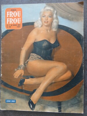 Zeitschrift Paris Frou Frou Nummer 39 Diana Dors, Rita Colton, Isabelle Corey,