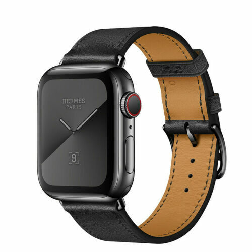 New Apple Watch Series 8 Hermes 45mm Black Noir Single Tour *IN