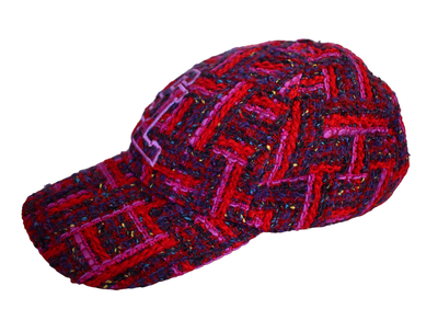 saint laurent tweed baseball cap