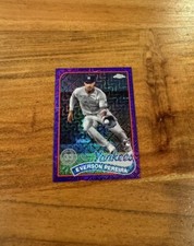 Everson Pereira 2024 Topps Silver Pack Chrome Purple Refractor /75 Rookie NRMT+