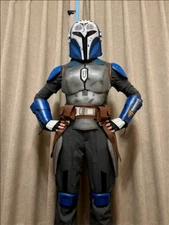 Star Wars Bo Katan Kryze Full Body Armor W/Helmet Mandalorian Cosplay Halloween