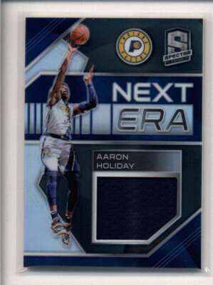 AARON HOLIDAY 2018/19 PANINI SPECTRA NEXT ERA SILVER PRIZM JERSEY #64/99 AK8617