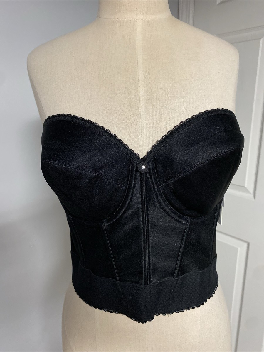 Dominique Noemi Strapless Longline 38C Bra Black Style 6377