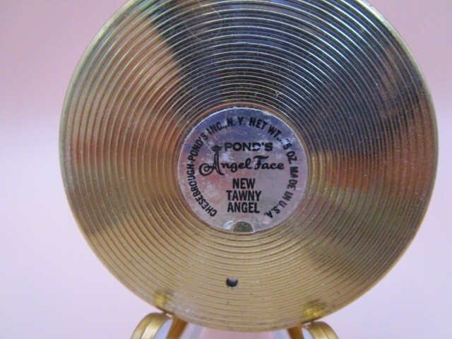 Pond's Angel Face New Tawny Angel Compact Powder Vintage Gold Case | eBay