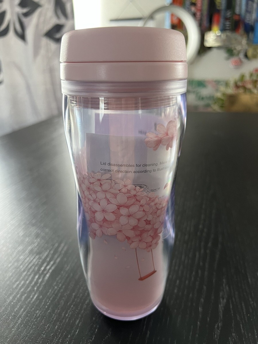 New Starbucks 2024 CHERRY BLOSSOM SECRET GARDEN SWING TUMBLER Cup 