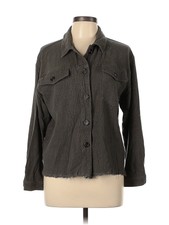 Em & Elle Women Gray Jacket L
