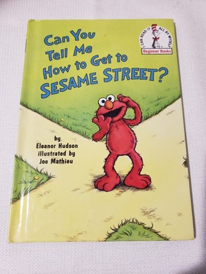 Can You Tell Me How To Get To Sesame Street Elmo Book Hardcover | Ebay