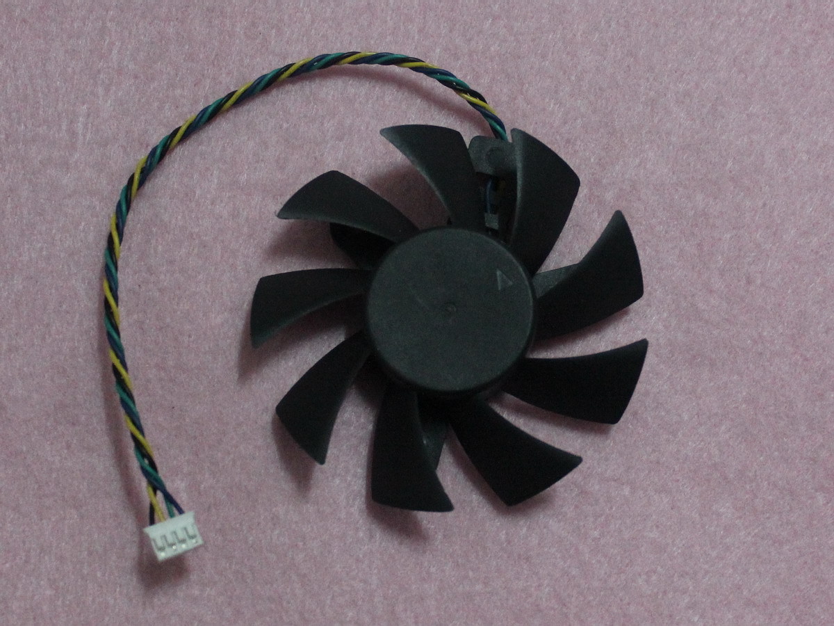 75mm Video Card Cooler Fan Replacement 47mm 4Pin PLA08015S12HH 12V 0