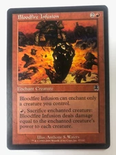 Bloodfire Infusion LP Condition Magic Cards, COMBINED SHIPPING