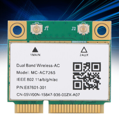 Dual Band 2.4G 5GHz Netzwerkkarte WIFI Mini PCI-E Wireless WLAN Karte Modul-De