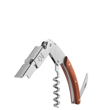 Profi Kellnermesser PALISSA 3In1 Holz Korkenzieher Sommelier Flaschenöffner Wein
