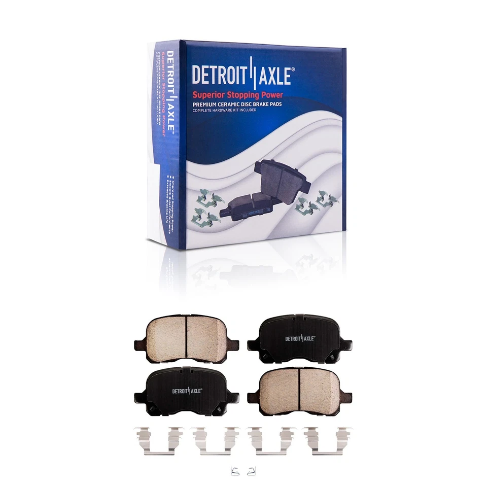 Pastillas de freno rotores de disco delanteros de 4 tacos para Chevy Prizm Toyota Corolla 1998-2002 Foto 4 de 4