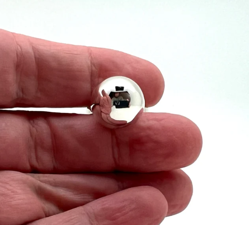 925 Sterling Silver Sphere Ring Handmade Sterling Ball Women Ring All Size SR533 - Picture 3 of 7