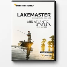 Humminbird LakeMaster MidAtlantic States v2.0 MicroSD Card – DE, MD, NC, SC, VA,