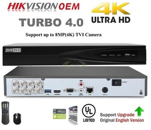 Hikvision Oem 4k 8ch Dvr Xvr Ar326 8 E 4k H 265 H 264 Tvi 8mp No Hdd H 265 Ebay