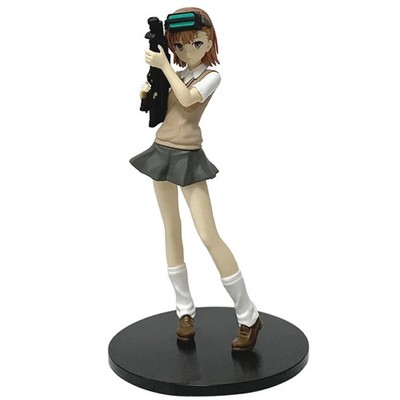 17cm Anime A Certain Magical Index Misaka Mikoto Railgun Girl Anime Figure