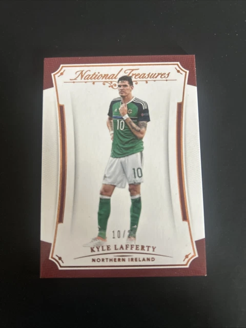 2018 Panini National Treasures - Kyle Lafferty #85 Bronze /25