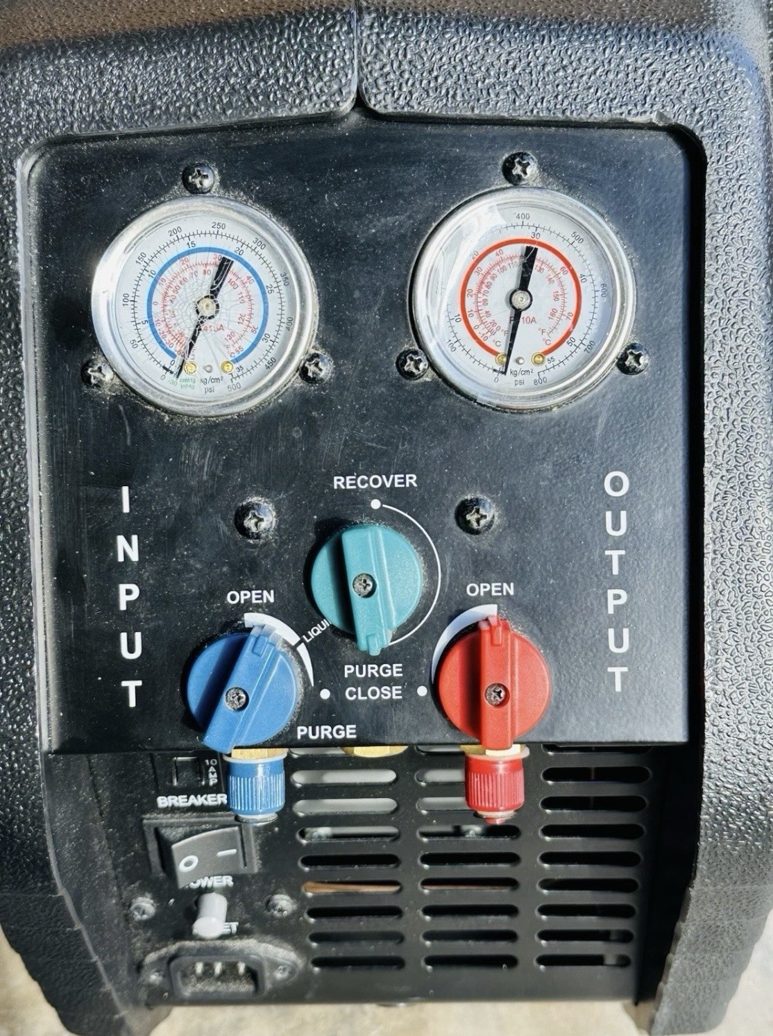 Dayton 4UKV9 2-Port Portable Refrigerant Recovery Machine - Brand New