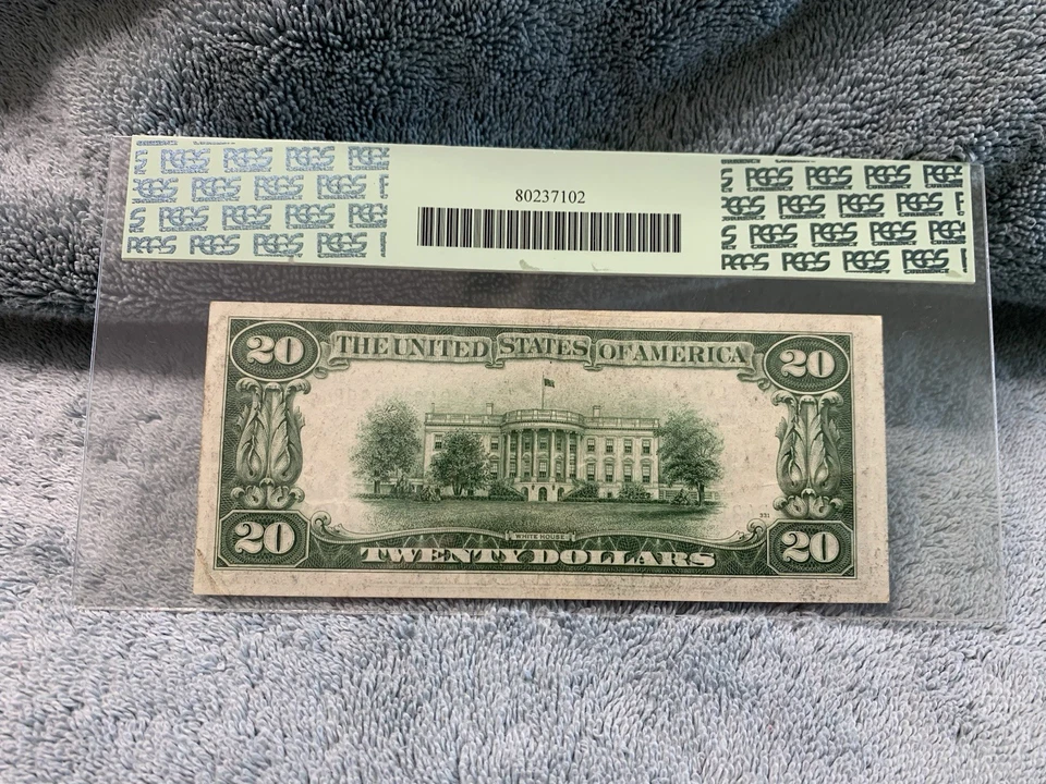 1934 A $20 Federal Reserve Note Fr 2055-B PCGS Currency 40 PPQ - Image 2 of 2