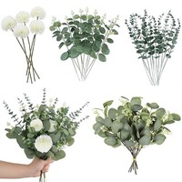 KüNstliche Zweige Eukalyptus Hortensien Hochzeit Dekoration 30 StüCk