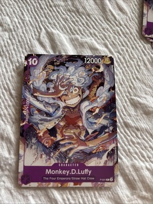 2024 One Piece Starter Deck Purple Monkey D Luffy Promo #P-041
