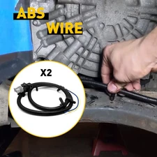 2PCS ABS Wheel Speed Sensor Wire Harness For Buick Cadillac Chevy Pontiac Saturn