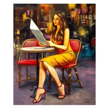 Taras Sidan- Original Oil on Canvas "Julia"