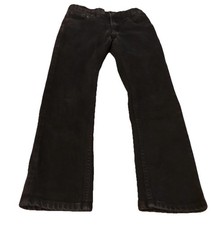 Levi  s Black Denim Jeans Boys 8 Regular Adjustable Waist Back To School