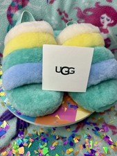 UGG Fluffy 8 US Fluff Yeah Slide Platform Slippers -New Limited Edition