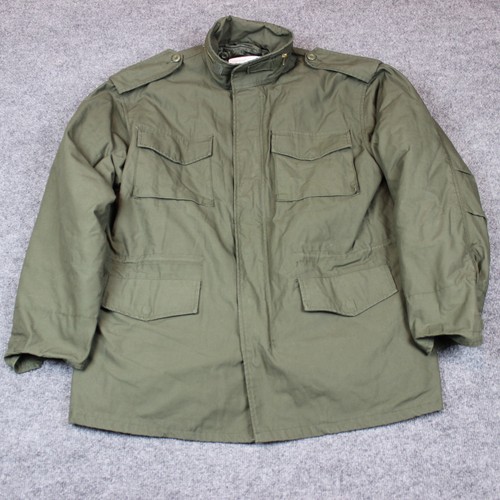 Chaqueta de campo Rothco para hombre grande verde 1-0506-OD1.61 forro militar del ejército M-65 - Imagen 1 de 14