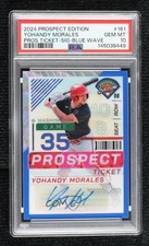 2024 Prospect Edition Blue Wave Prizm Signatures 48/75 Yohandy Morales Auto 8d2