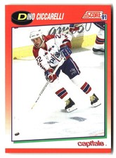 1991-92 Score Canadian English #128 Dino Ciccarelli