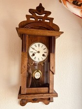 mechanische Wandpendeluhr / Regulator / antik