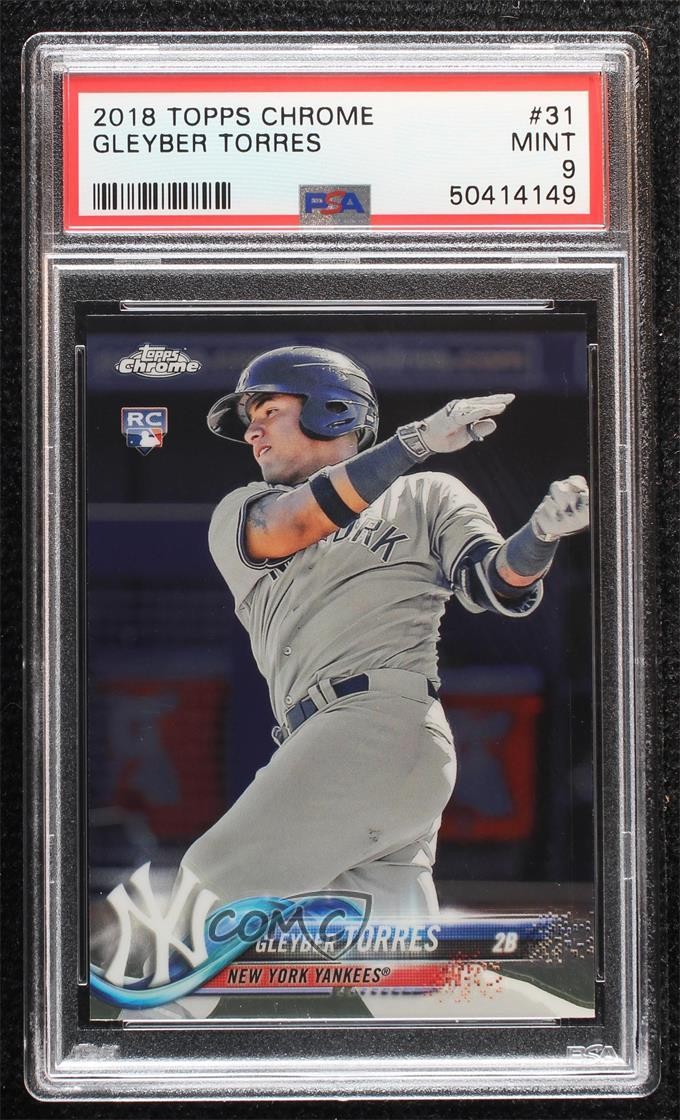 2018 Topps Topps Chrome #31 Gleyber Torres front