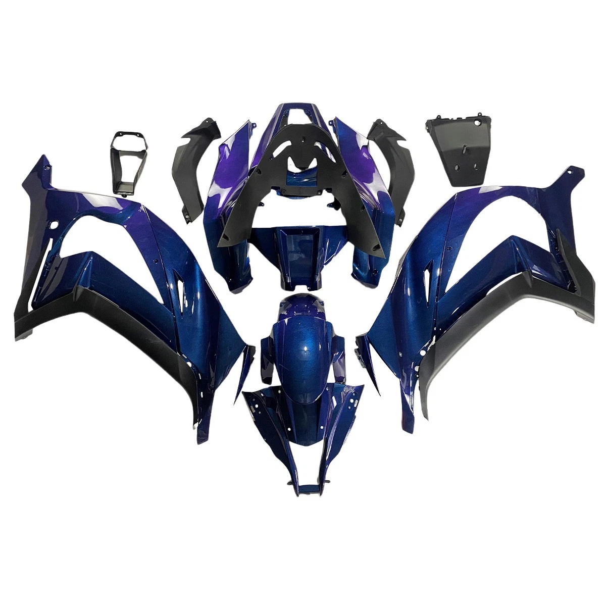 Injection Unpainted For Kawasaki Ninja ZX10R ZX-10R 2011-2015 Fairing Kit +Bolts