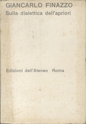 Sulla dialettica dell'apriori. Nuovi Saggi; 52.