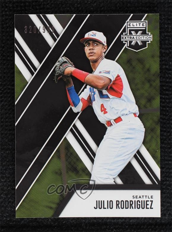 2017 Panini Elite Extra Edition 320/999 Julio Rodriguez #136 0rf