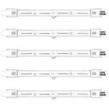 R7S Halogen Bulbs 300W Dimmable 120V 118mm T3 J Type Floodlight Bulb with Lon...