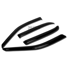 Fit 02-11 Crown Vic Lwb Smoke Tint Window Visor/Wind Deflector Vent Rain Guard