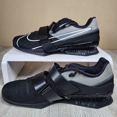 Nike Romaleos 4 Weightlifting Shoes Black/Gray Mens Size 17 New